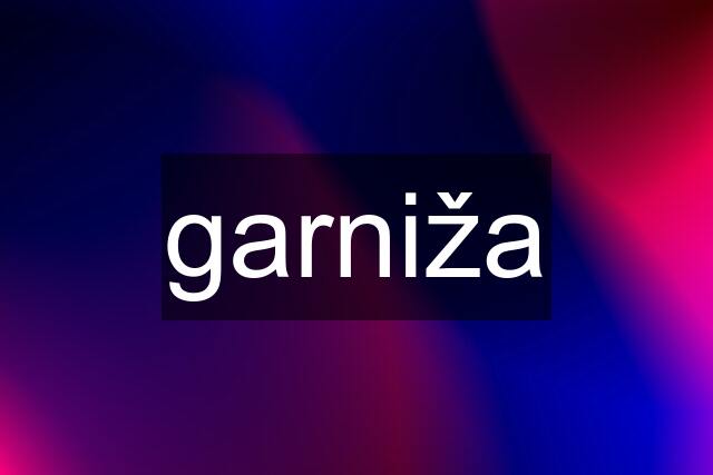 garniža