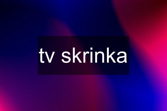 tv skrinka