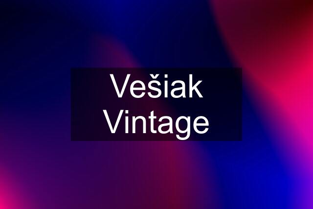 Vešiak Vintage