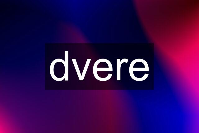 dvere