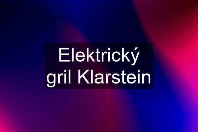 Elektrický gril Klarstein