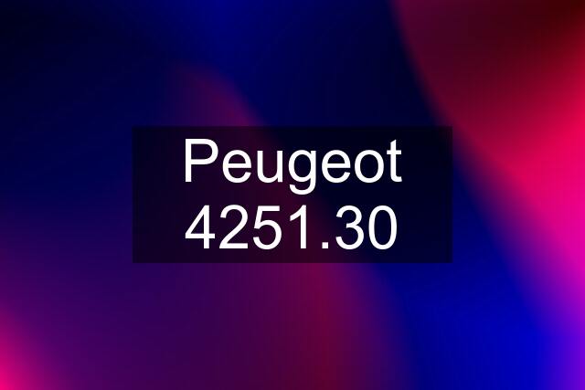 Peugeot 4251.30