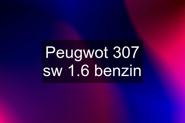 Peugwot 307 sw 1.6 benzin