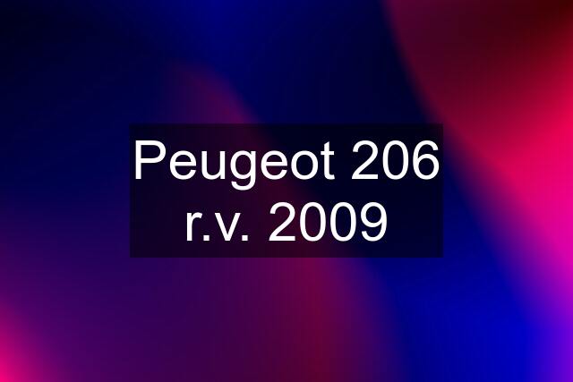 Peugeot 206 r.v. 2009