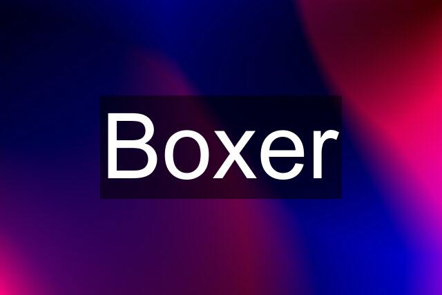 Boxer