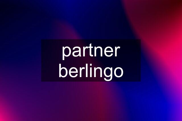 partner berlingo