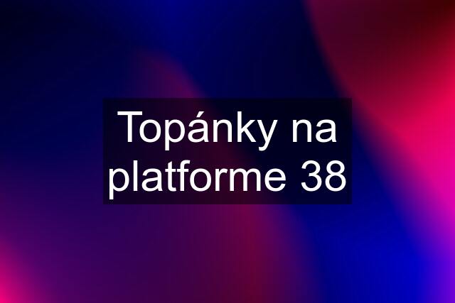 Topánky na platforme 38