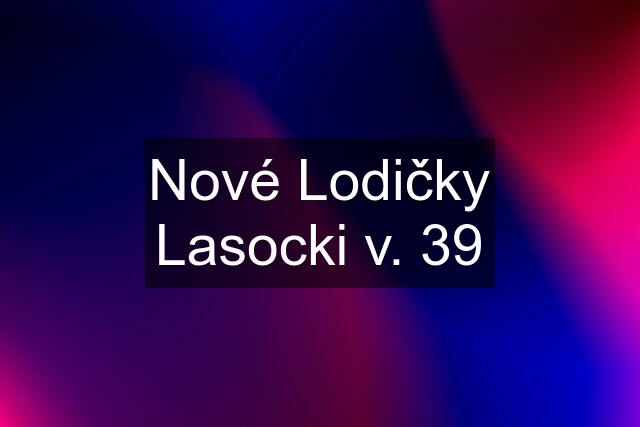 Nové Lodičky Lasocki v. 39