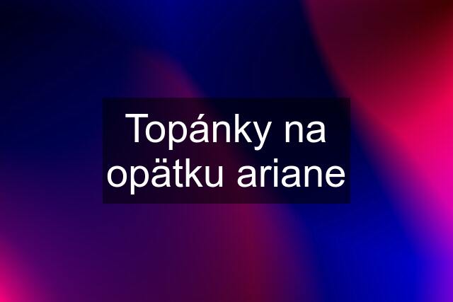 Topánky na opätku ariane
