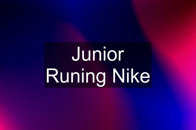 Junior Runing Nike