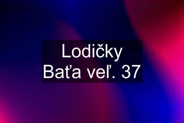 Lodičky Baťa veľ. 37