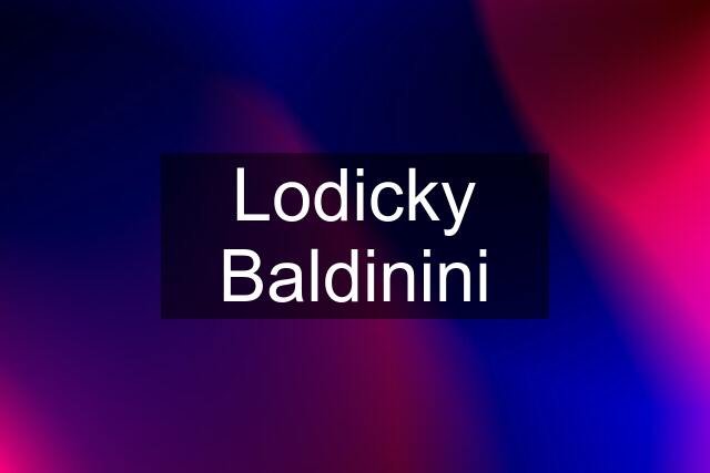 Lodicky Baldinini