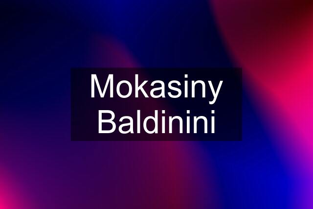 Mokasiny Baldinini