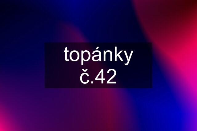 topánky č.42