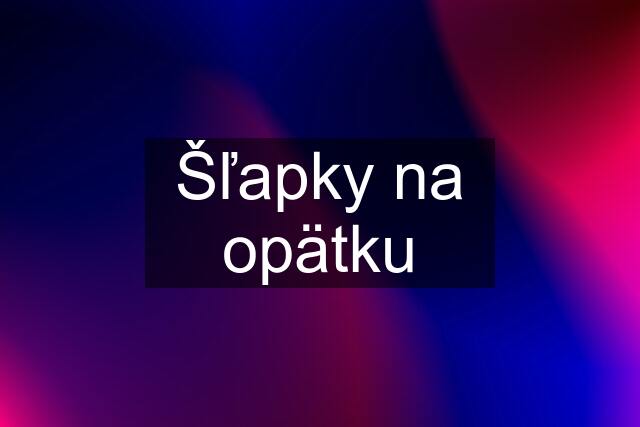 Šľapky na opätku