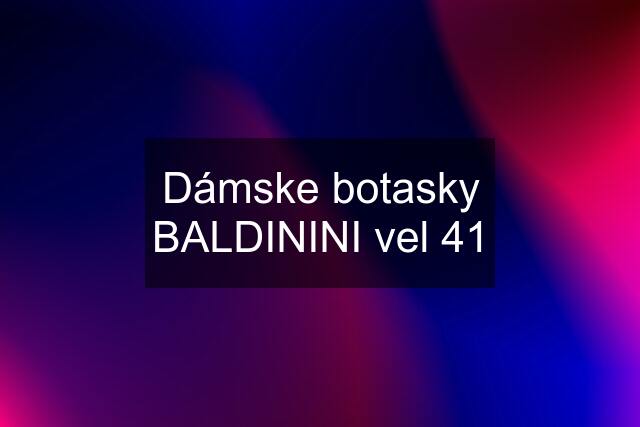 Dámske botasky BALDININI vel 41