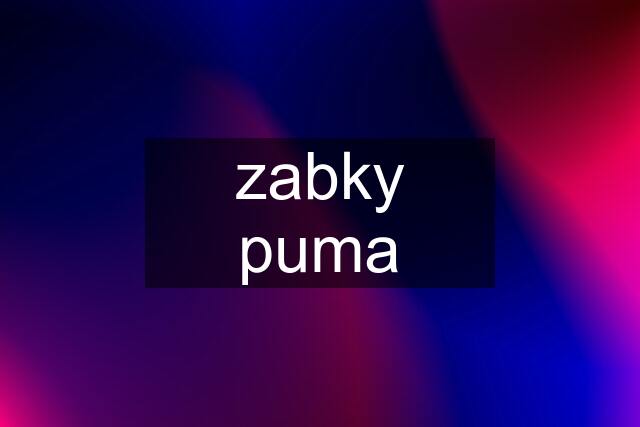 zabky puma