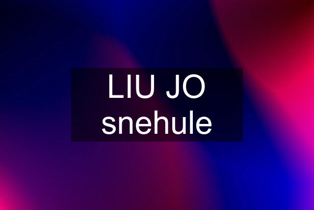 LIU JO snehule