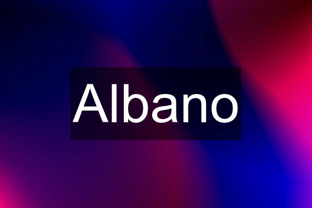 Albano