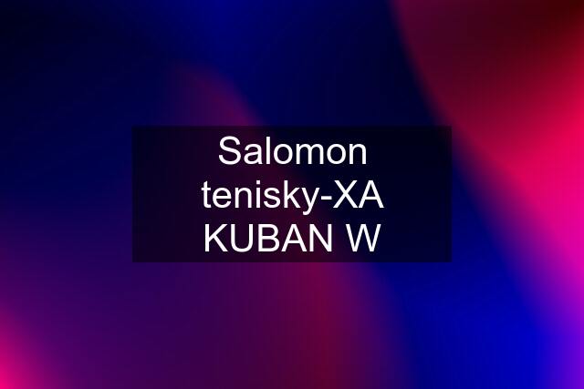 Salomon tenisky-XA KUBAN W