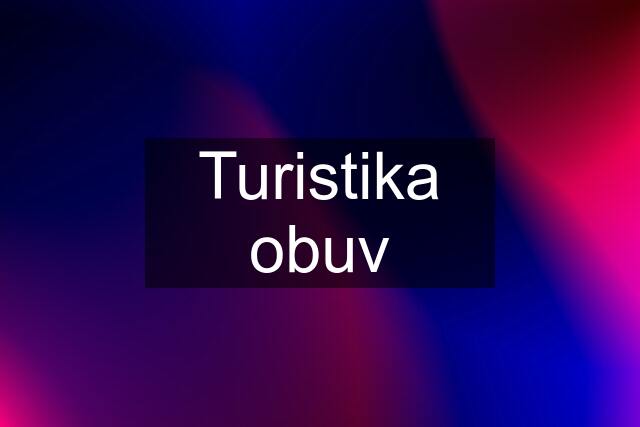 Turistika obuv