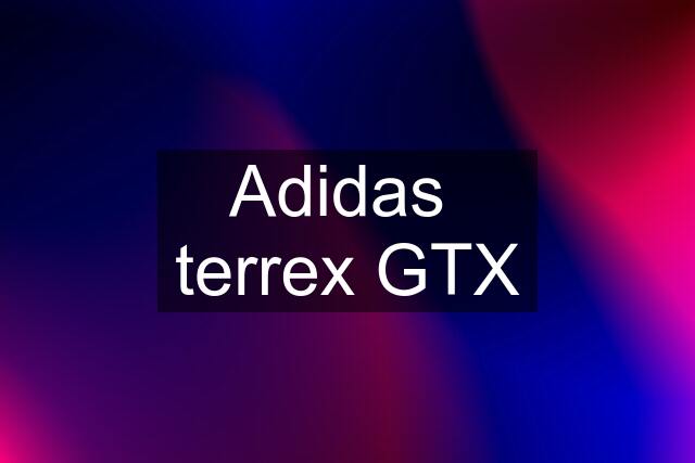 Adidas  terrex GTX