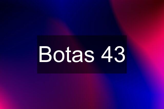 Botas 43