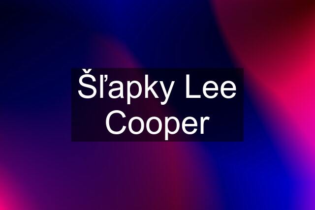 Šľapky Lee Cooper