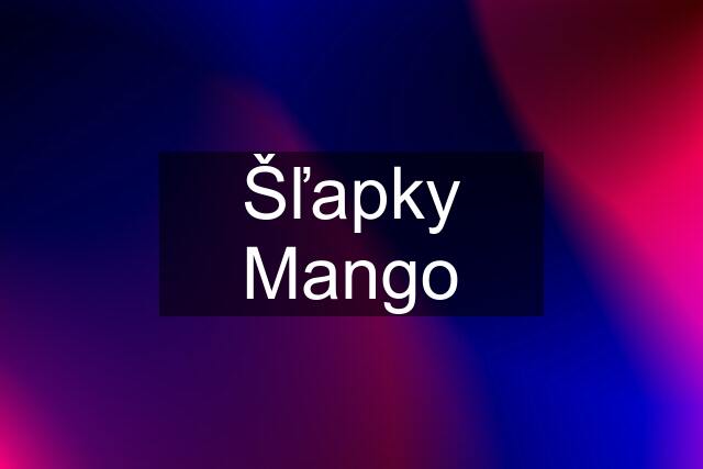 Šľapky Mango