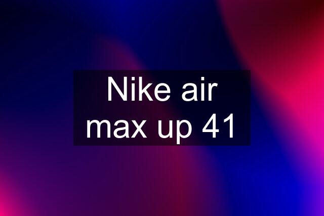 Nike air max up 41