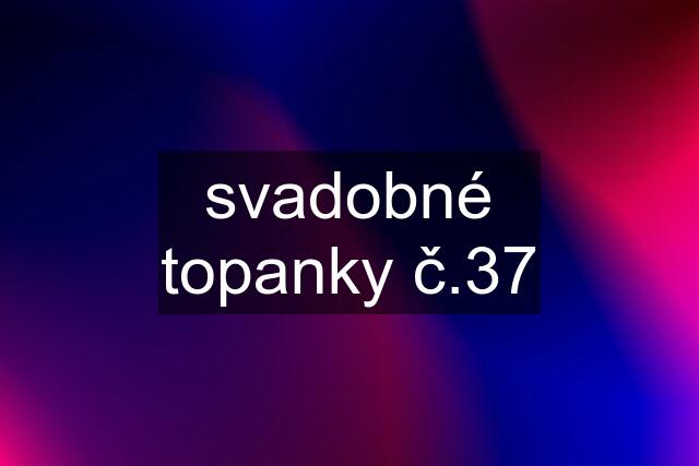 svadobné topanky č.37