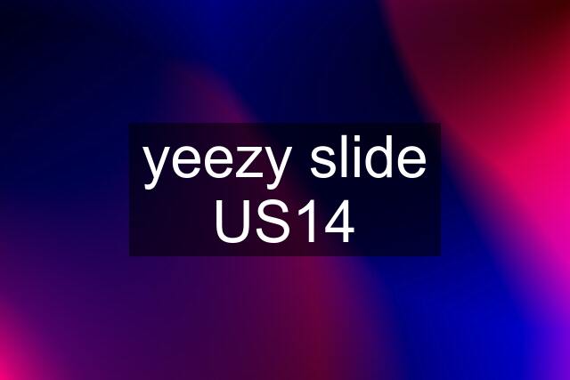 yeezy slide US14