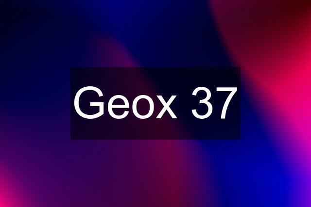 Geox 37