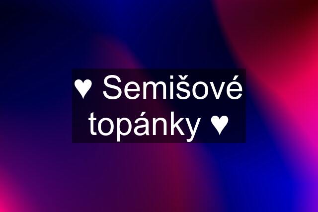 ♥ Semišové topánky ♥