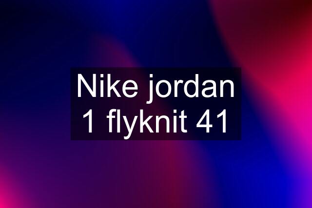 Nike jordan 1 flyknit 41