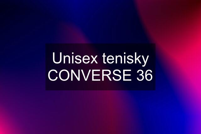 Unisex tenisky CONVERSE 36