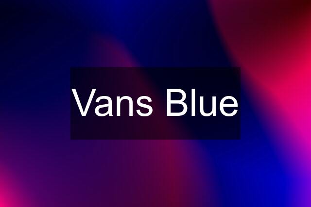 Vans Blue