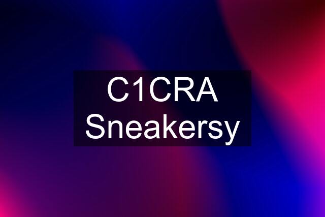 C1CRA Sneakersy