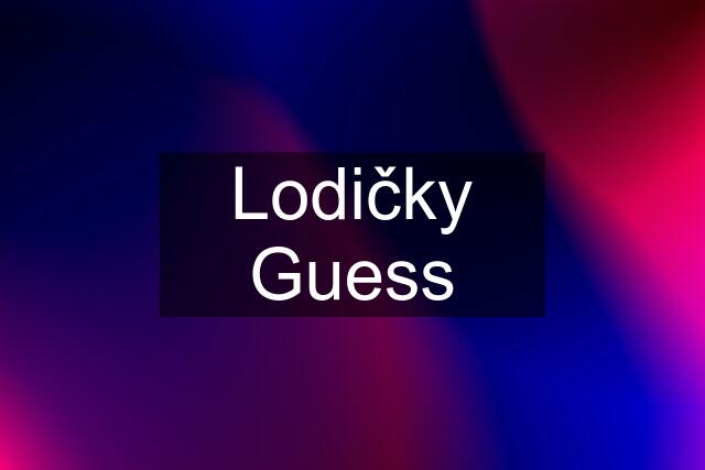 Lodičky Guess