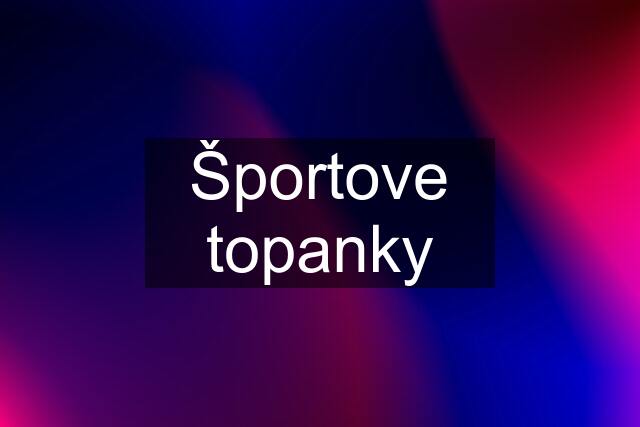 Športove topanky