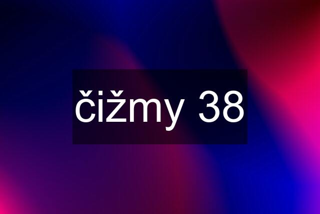 čižmy 38