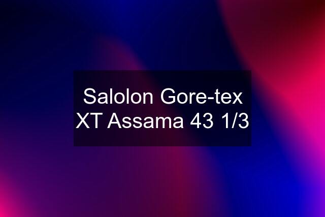 Salolon Gore-tex XT Assama 43 1/3