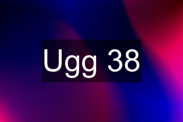 Ugg 38