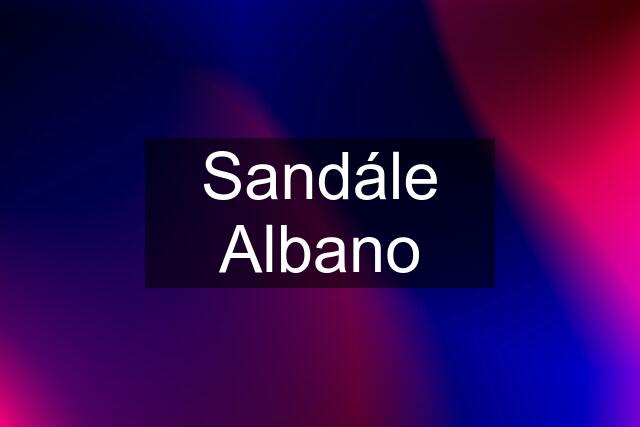 Sandále Albano