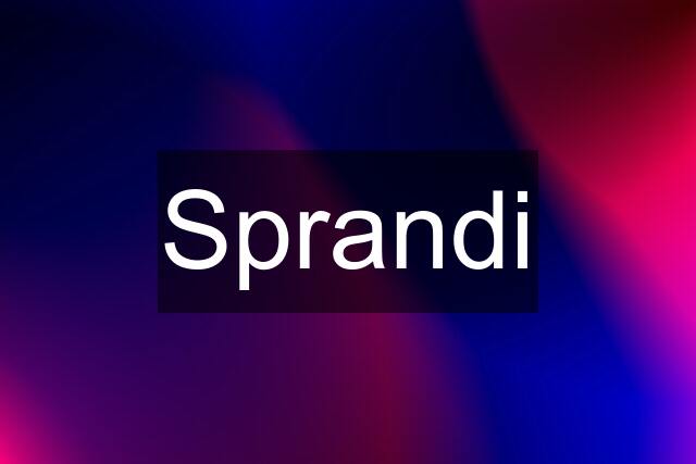 Sprandi