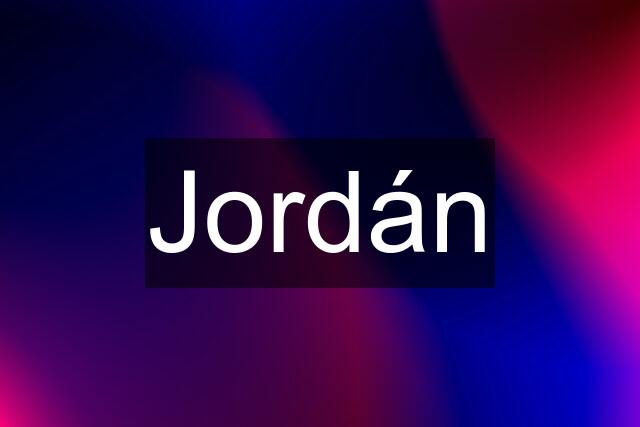 Jordán