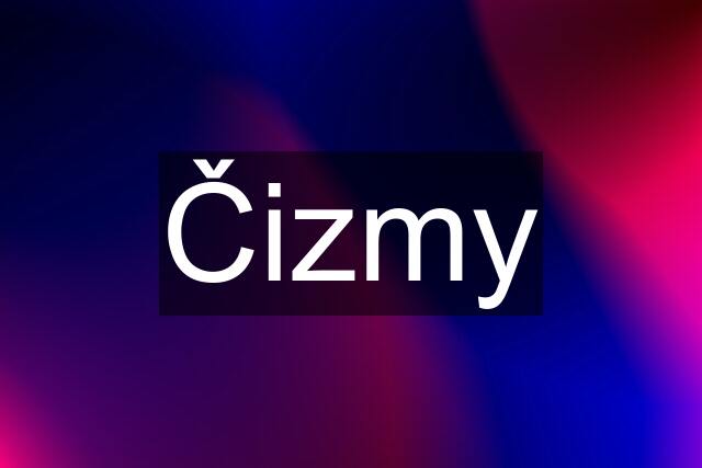 Čizmy