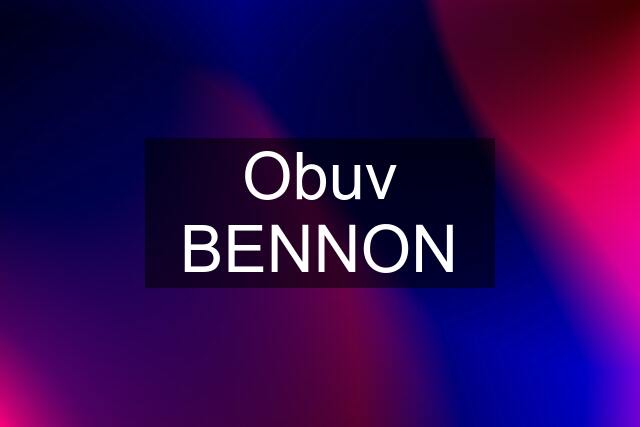 Obuv BENNON