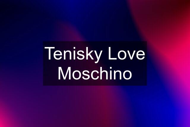 Tenisky Love Moschino