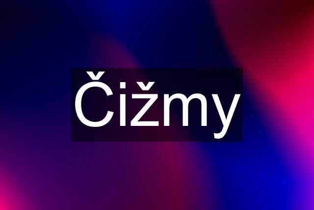 Čižmy